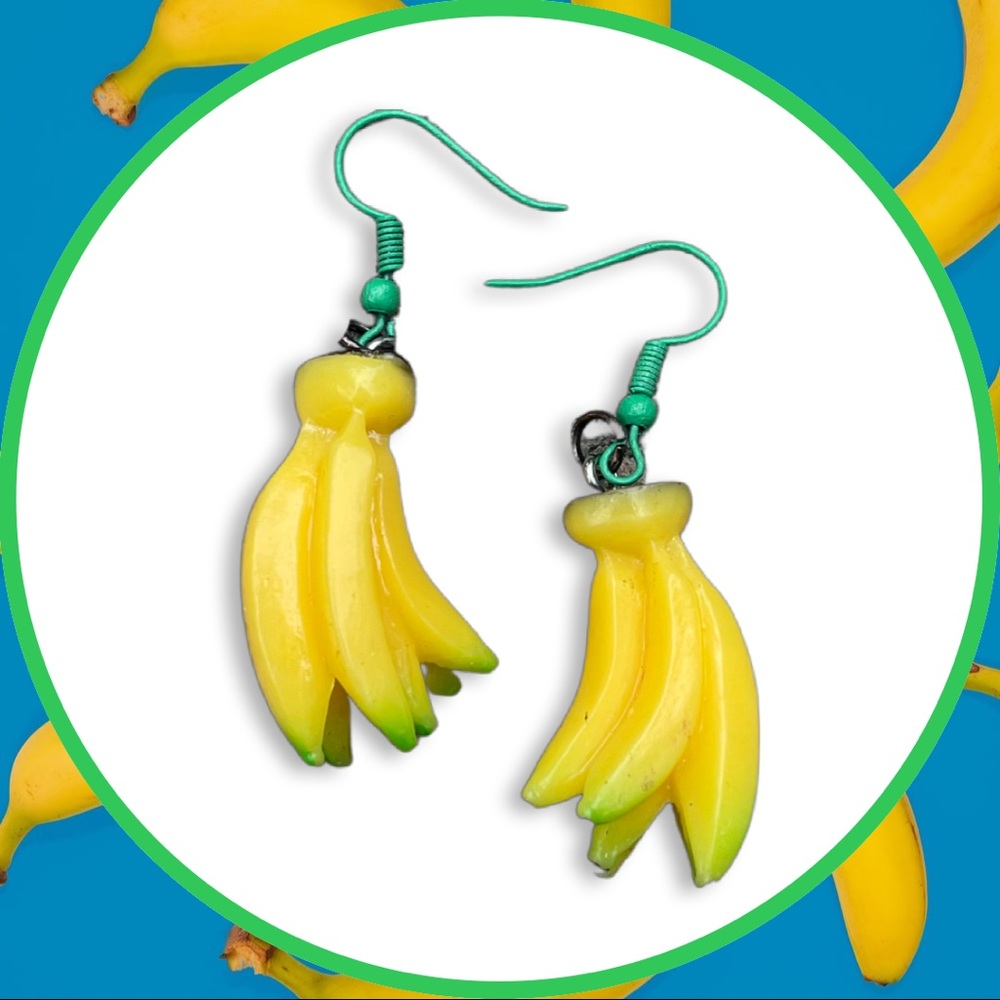 Banana Dangling Earrings